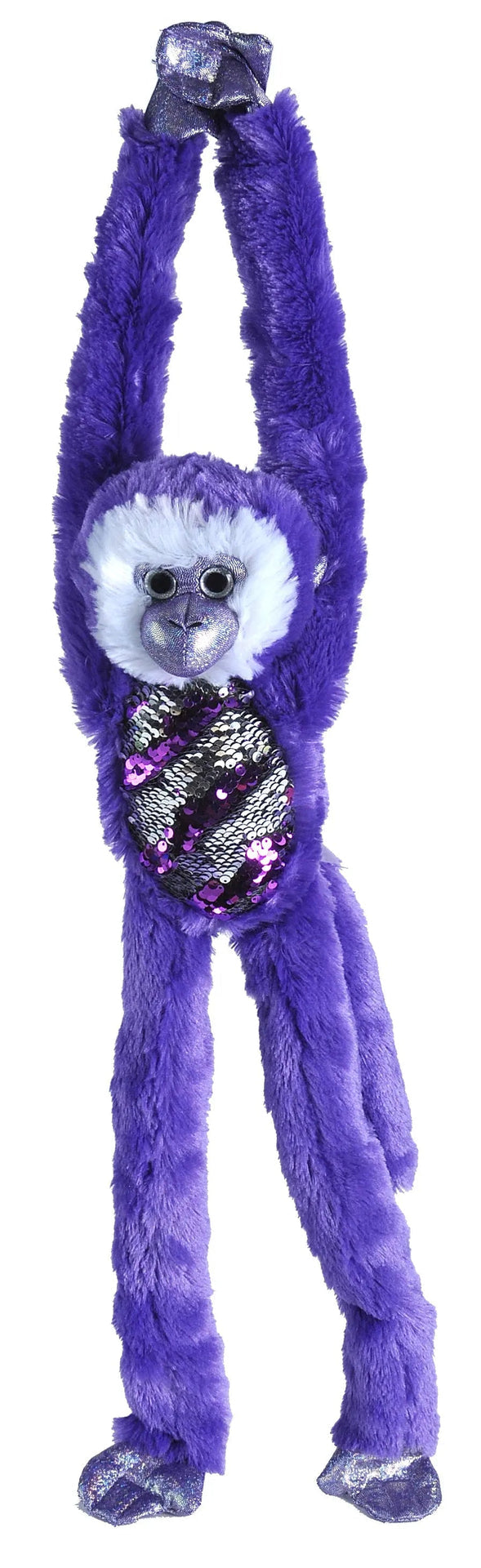   Wild Republic -  Sequin Purple Monkey  Stuffed Animals