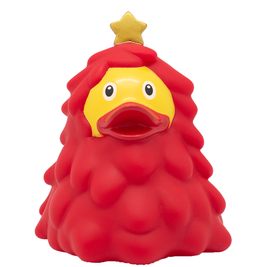 Canard Sapin de Noël Rouge Lilalu CoinCaillerie