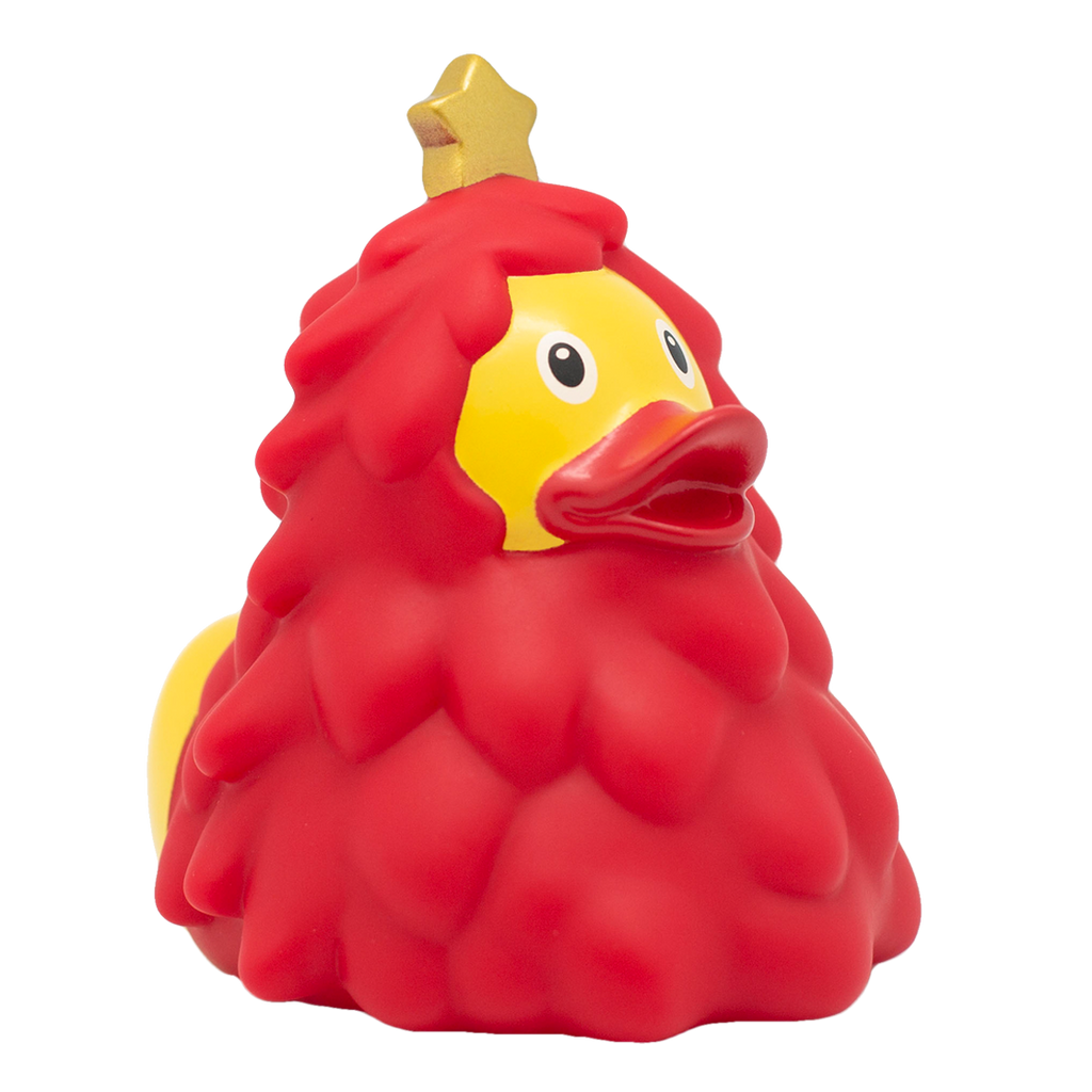 Canard Sapin de Noël Rouge – vue produit 3