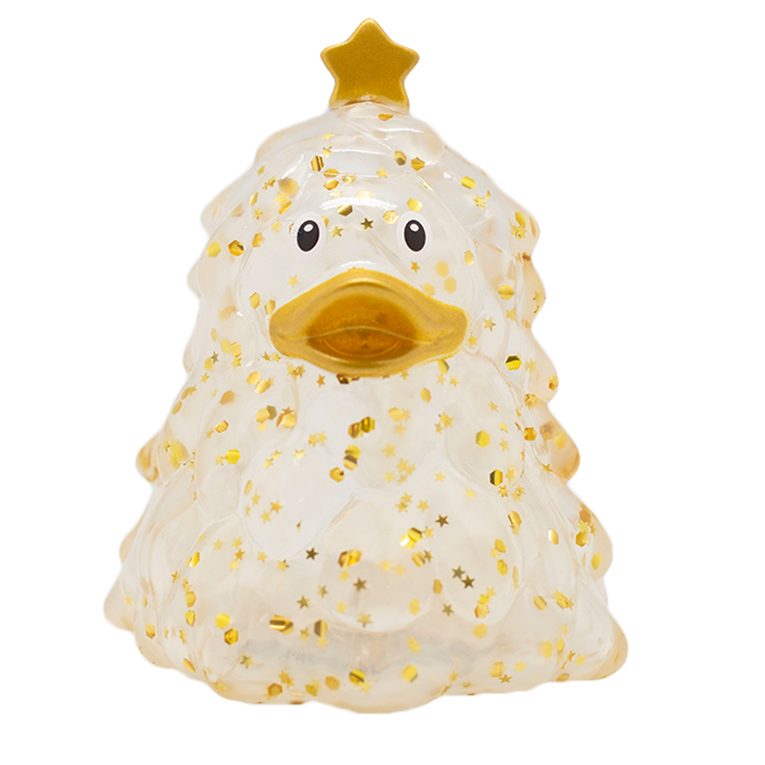 Canard Sapin de Noël Pailleté Doré Lilalu CoinCaillerie