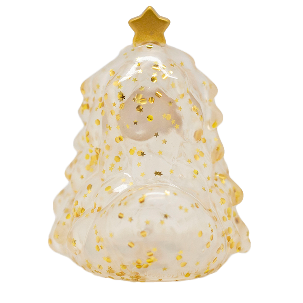 Gyllene Glitter Julgran Anka