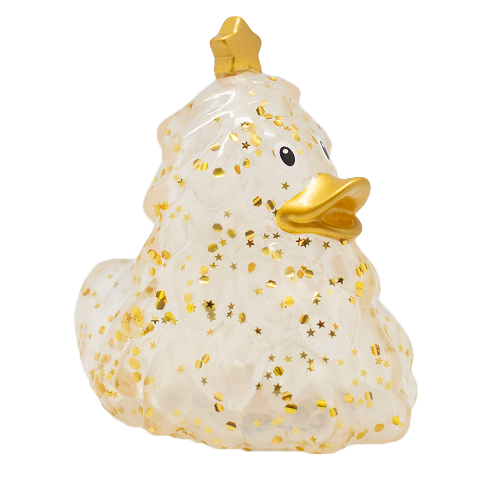 Gyllene Glitter Julgran Anka