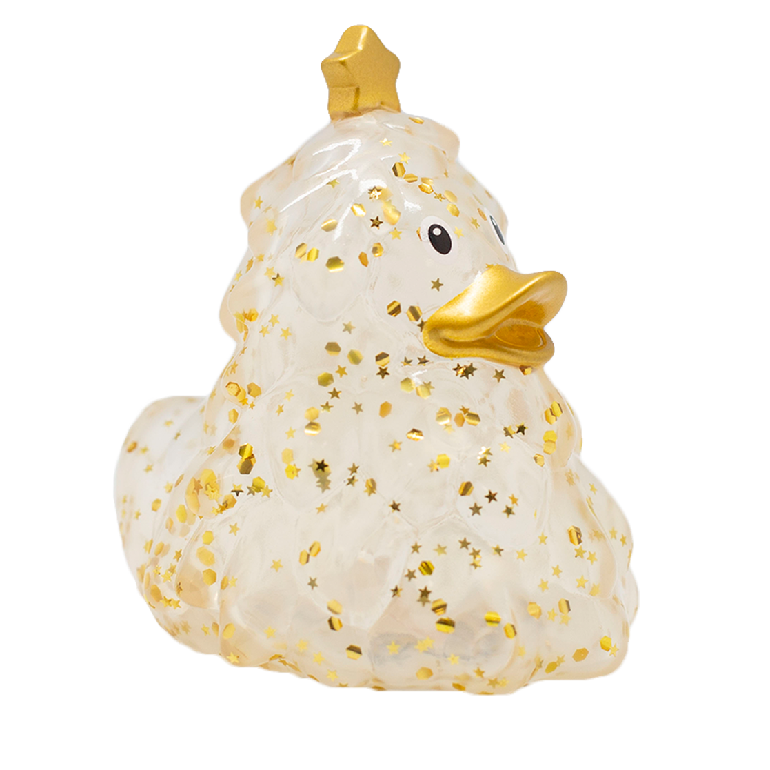 Canard Sapin de Noël Pailleté Doré Lilalu CoinCaillerie