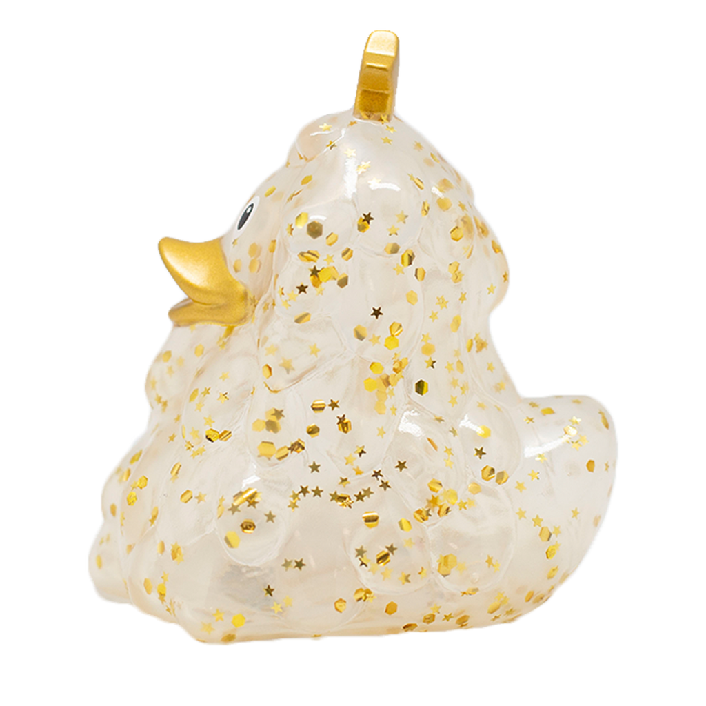 Gyllene Glitter Julgran Anka