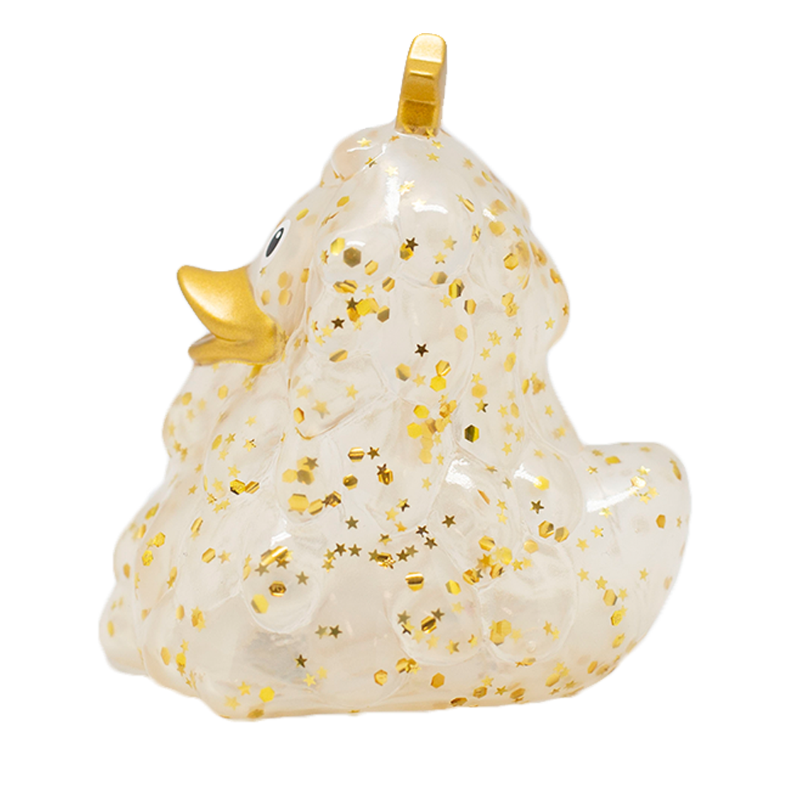 Χρυσή γκλίτερ χριστουγεννιάτικη πάπια