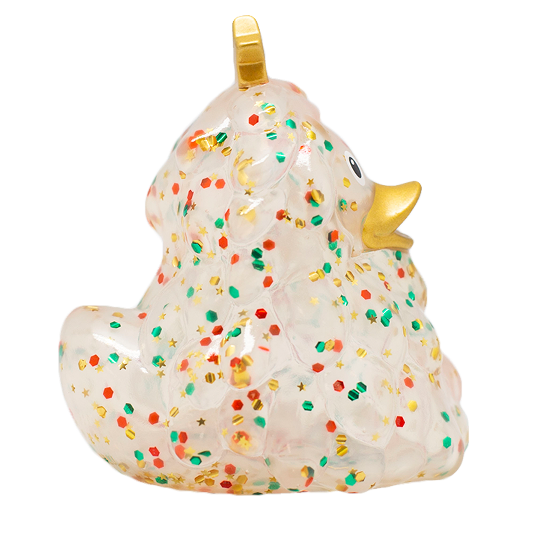 Glittery χριστουγεννιάτικο δέντρο πάπια