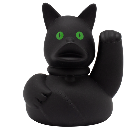 Canard Lucky Cat Noir Lilalu CoinCaillerie