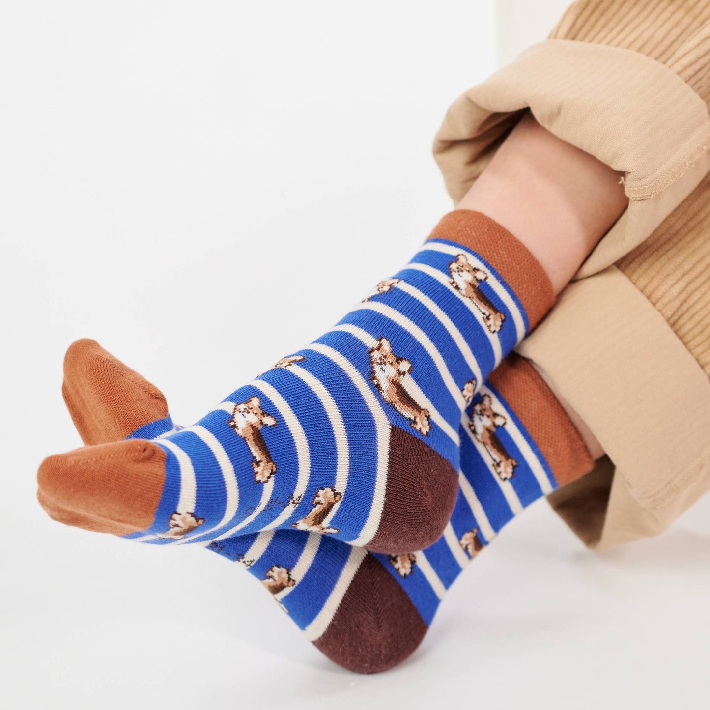 Chaussettes Enfant animaux - Corgi