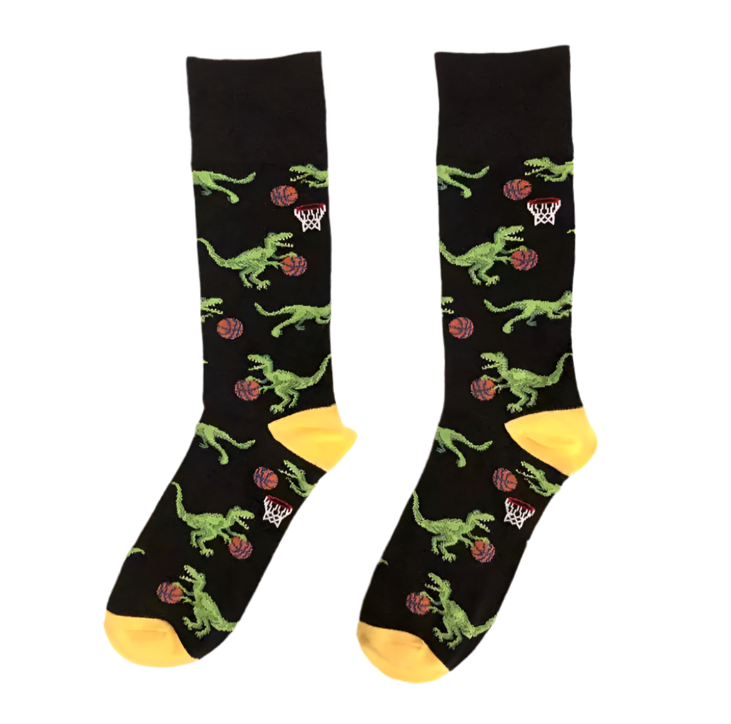 chaussettes dinosaure basket mrcol