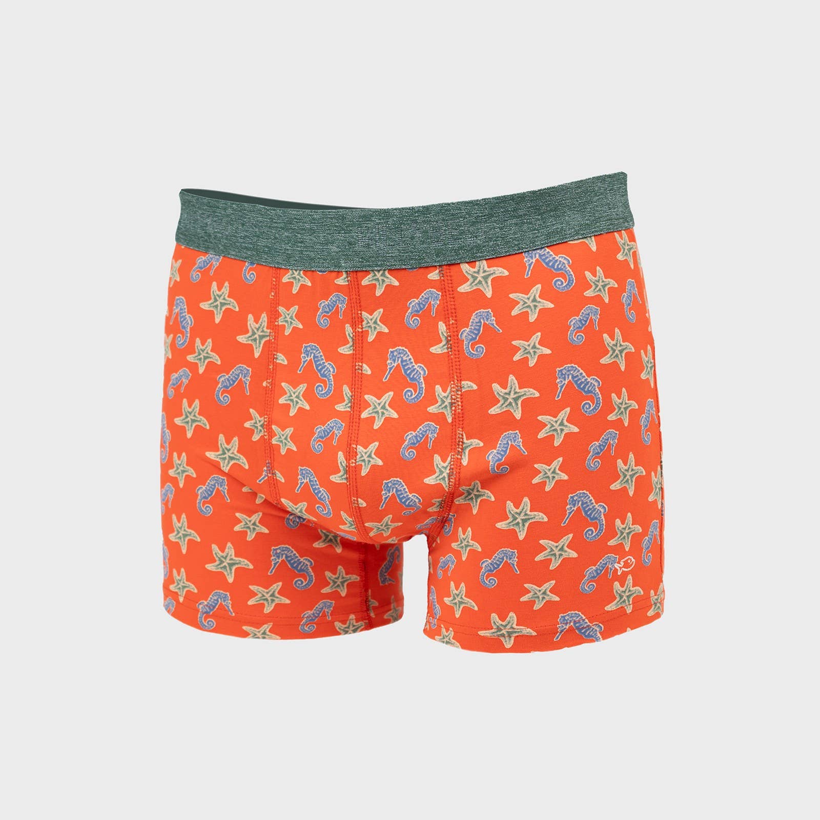 Boxershorts aus Bio-Baumwolle – Seepferdchen