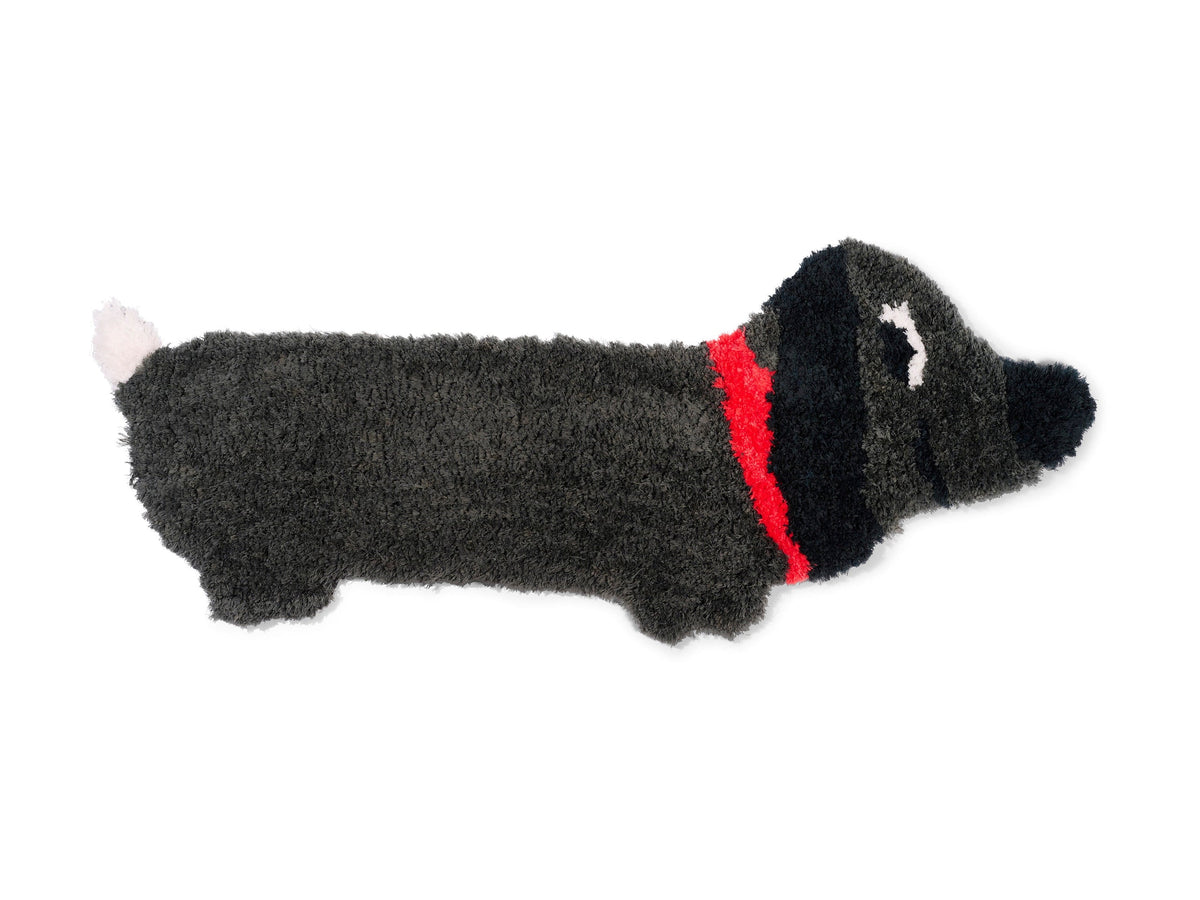 Tapis Teckel Fluffy Noir – Bitten