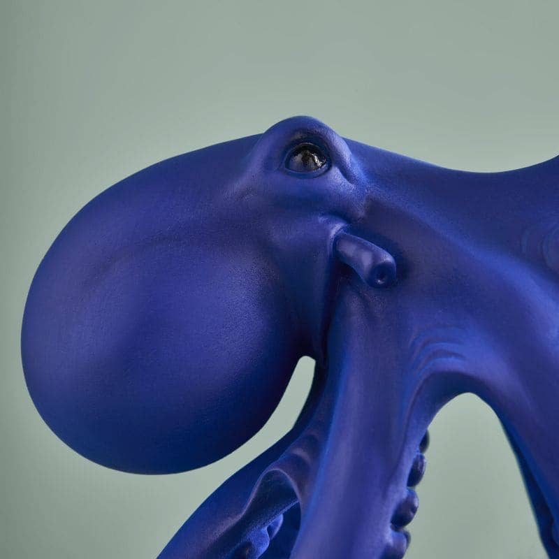 Baby Otto the Octopus Table Lamp, Blue Resin, 15.5 x 13.5 cm