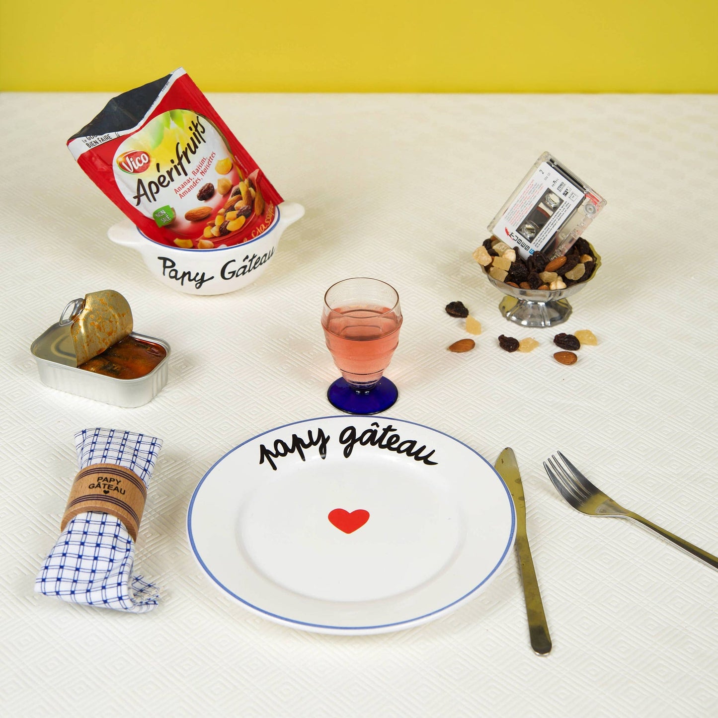 Assiette La Famille S’éclate - Papy Gâteau