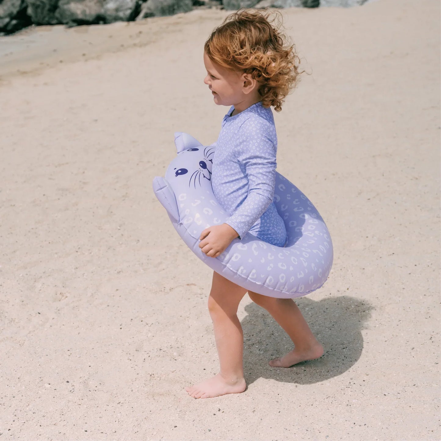 Lilac Leopard Bath Buoy 