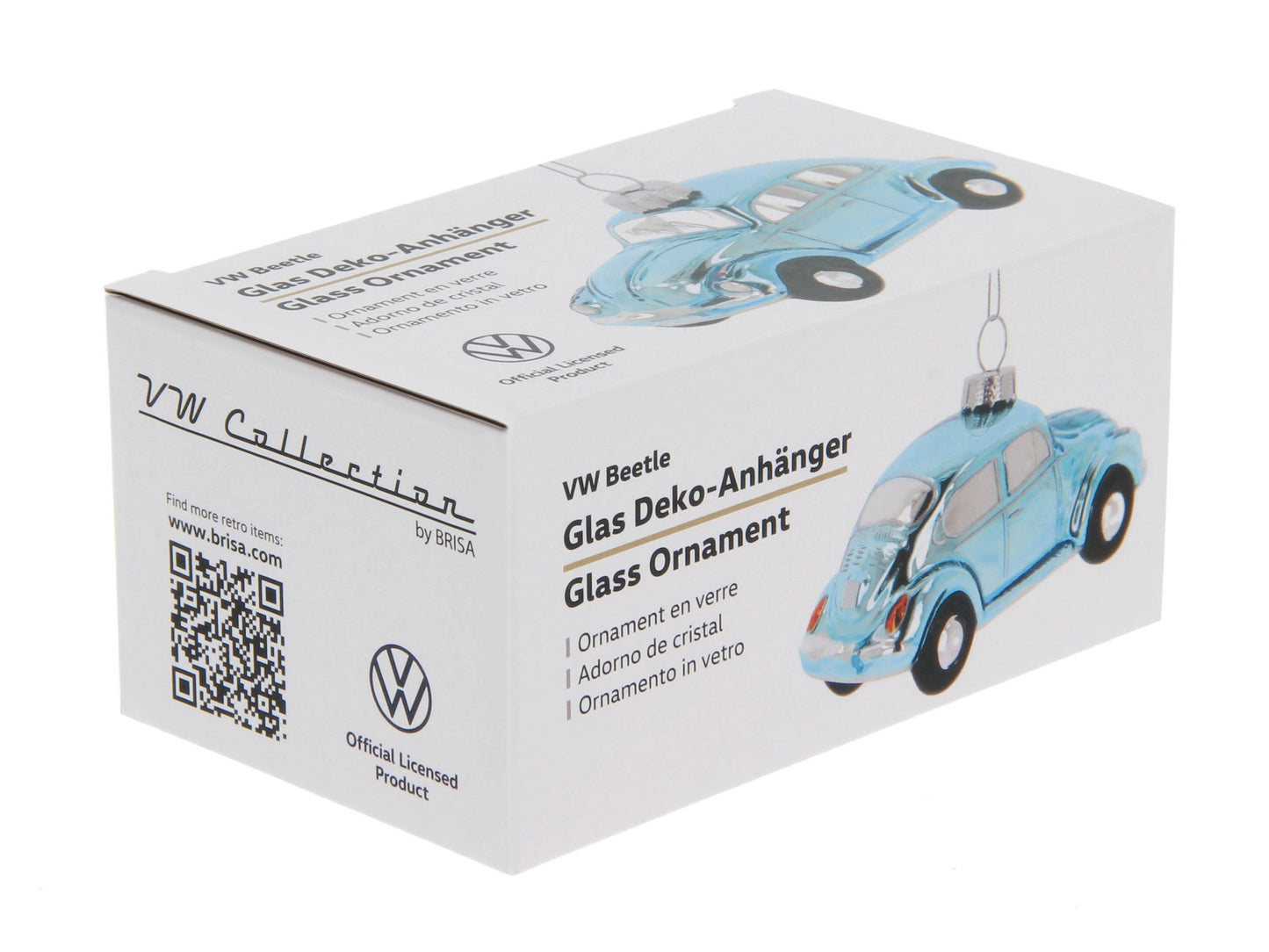 Décoration de Noël Coccinelle VW Bleue