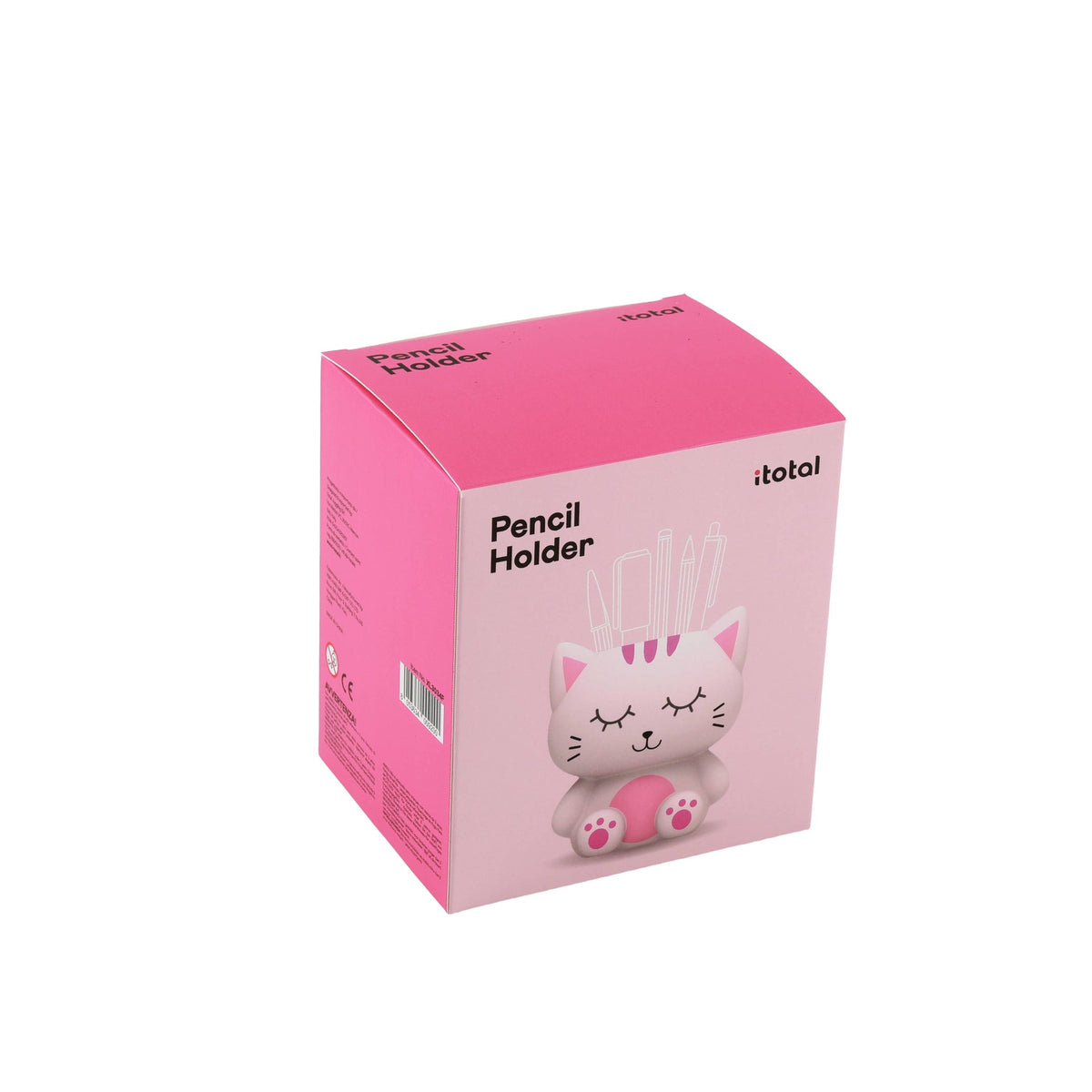 Porte-Stylo 3D Chat Rose