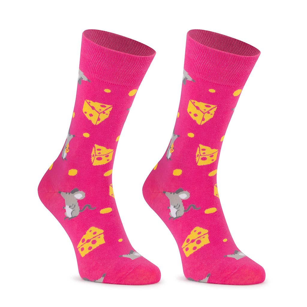 Chaussettes Souris et Fromages