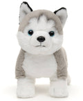 Peluche Husky gris, debout Uni Toys