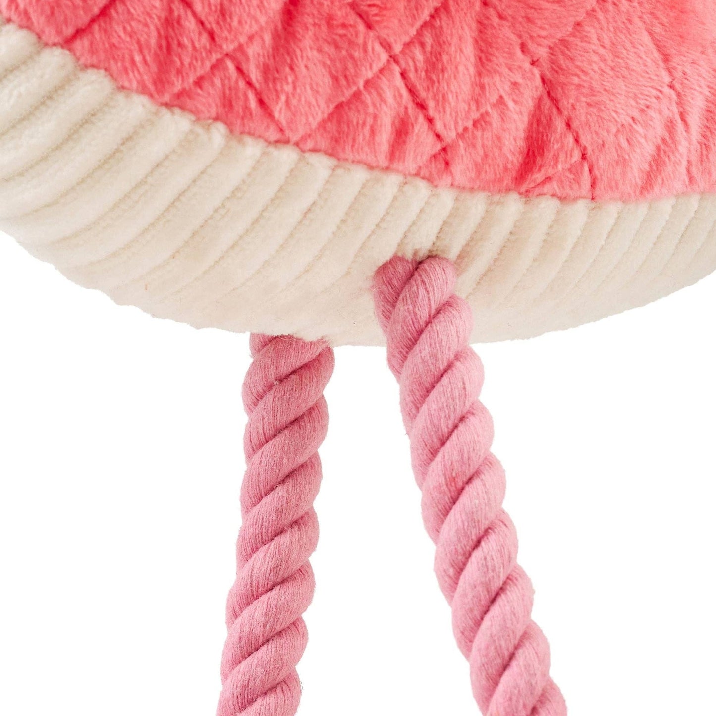 Huggles Dog Toy - Sunny Pink Flamingo