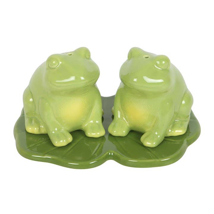 Sel et poivre Grenouille sur Nénuphar