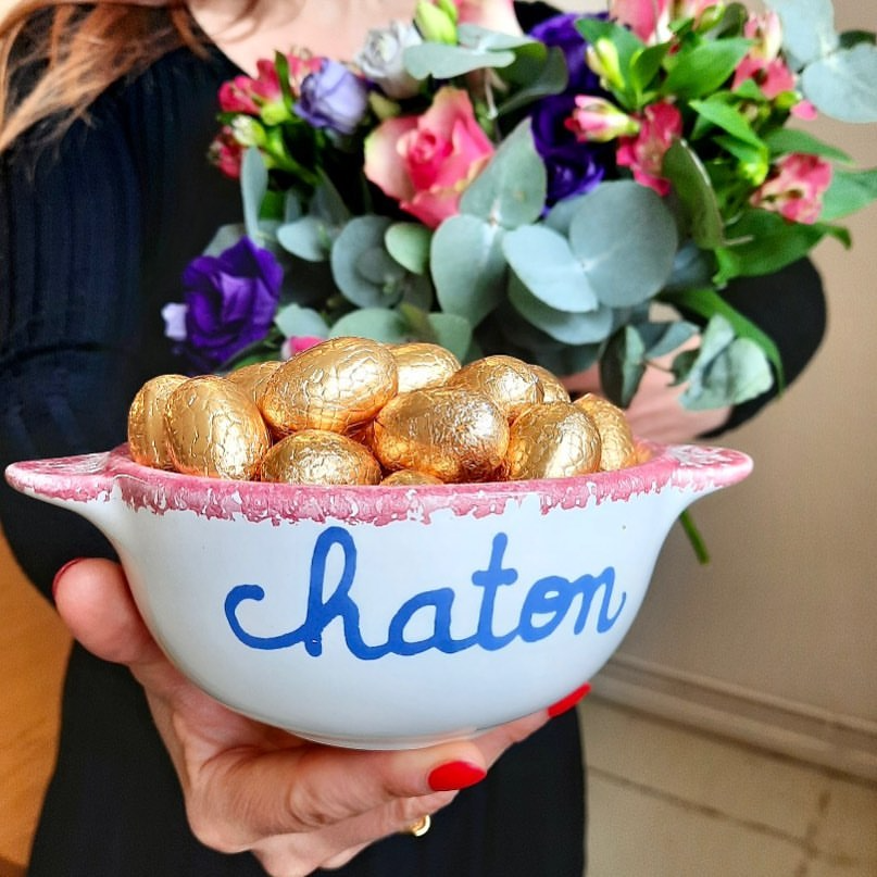 bol breton chaton pied de poule 