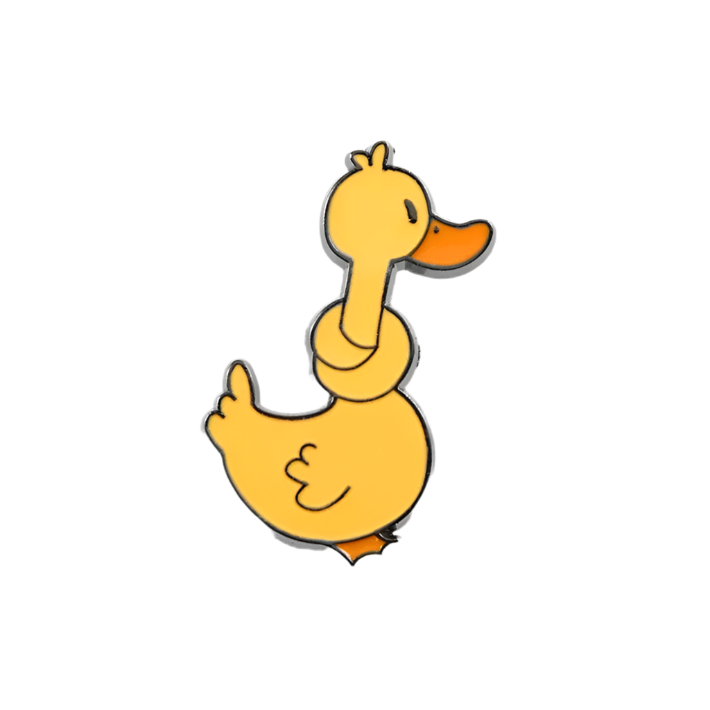 Pins Canard Cou Tordu Canard de Bain CoinCaillerie