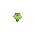 Pin's Grenouille Bâtonnet de glace