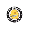pin s canard jaune no horny yes honk