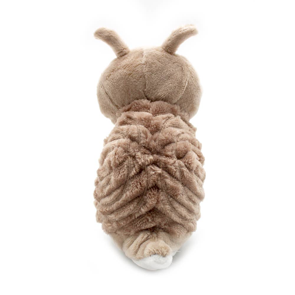 Speedou the snail mom and baby plush, brown and beige – Les Ptipotos