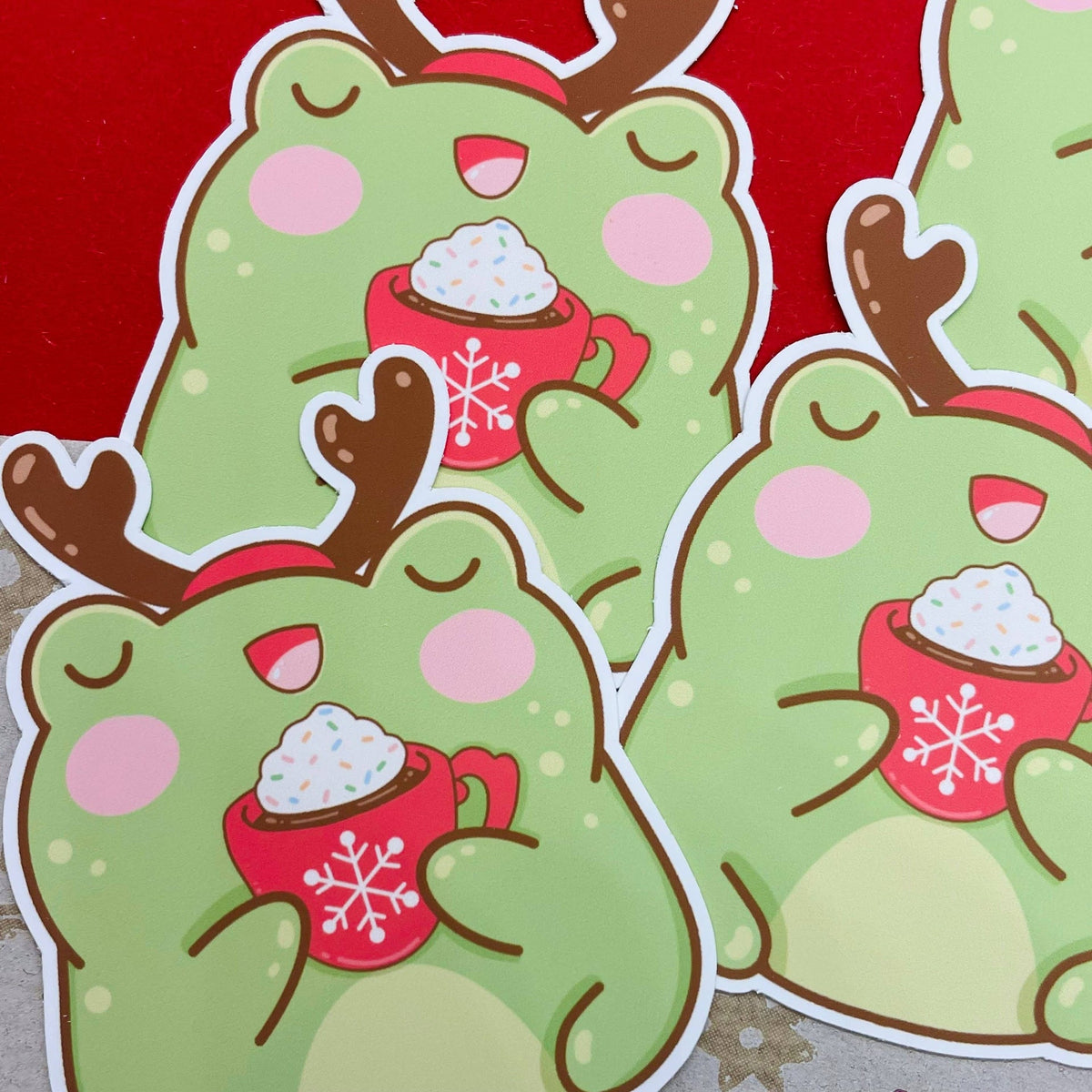Hot Choco Frog Sticker