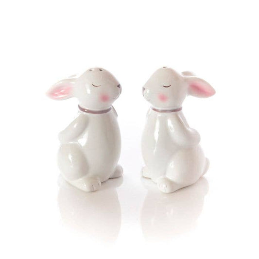 Sel et poivre Lapins avec nœud