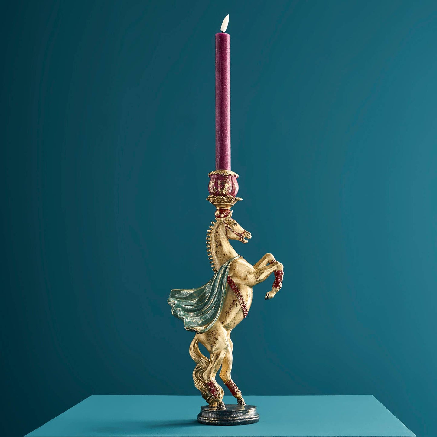 Chandelier Cheval de Cirque, Or, 17,5 x 9,5 x 36,5 cm