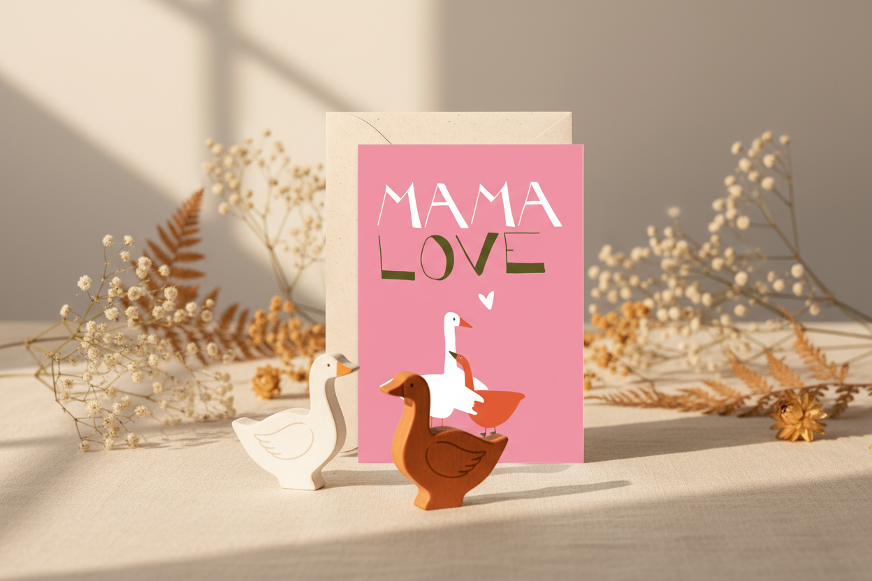 Glückwunschkarte „Mama Love“