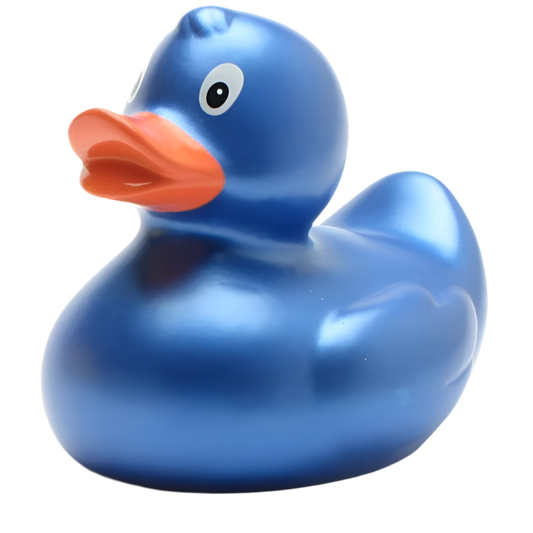 Metallic blauwe eend