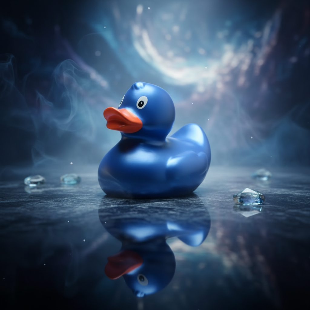 Canard Bleu Métallisé