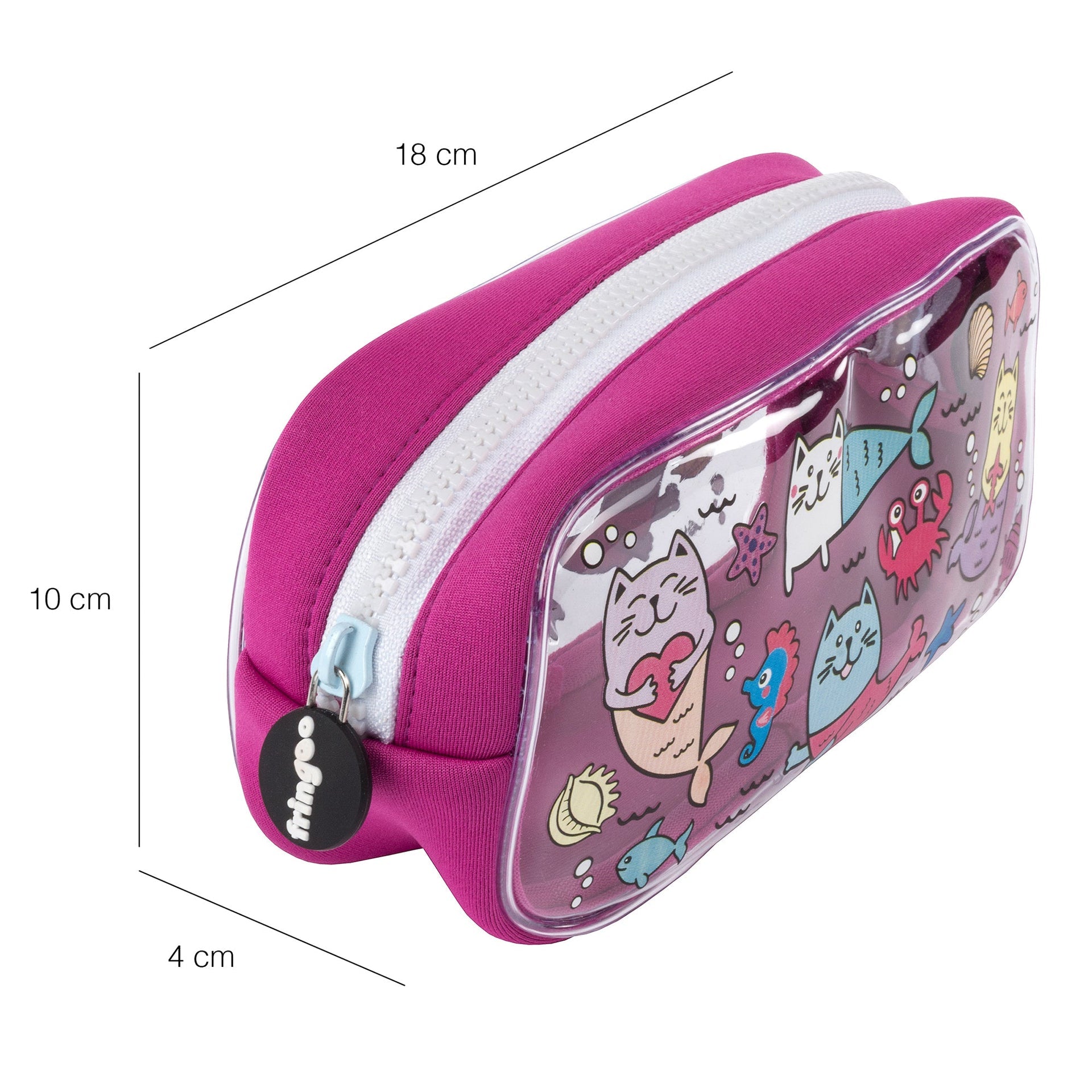 Trousse scolaire – chat sirène