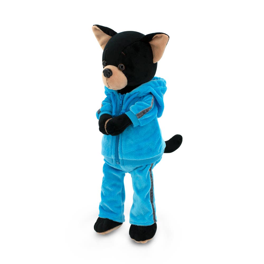Peluche Chien Lucky Buzz : Fitness-38cm