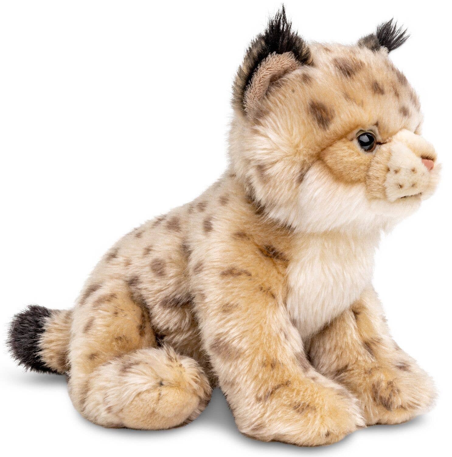 Peluche petit lynx assis Uni Toys