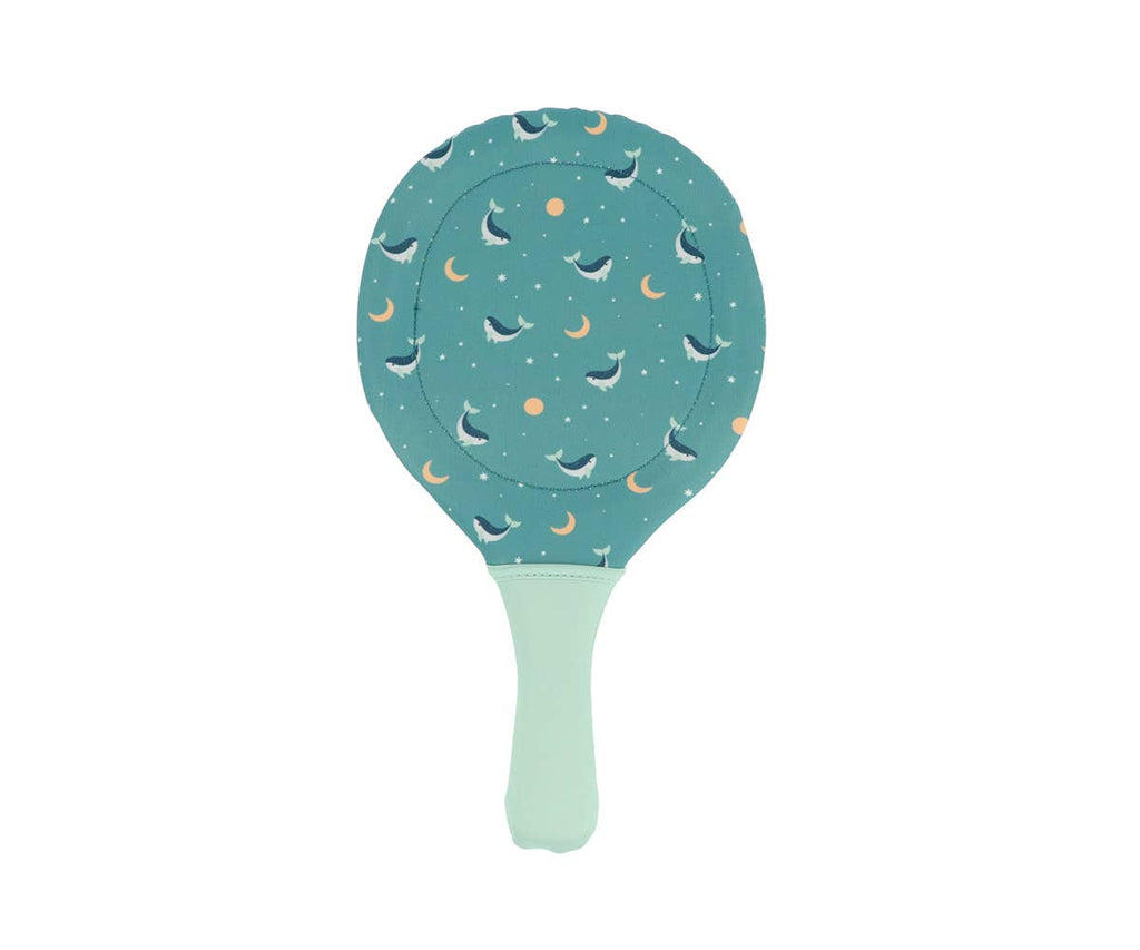 Raquettes de plage en néoprène Whale Teal avec balle