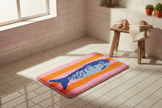 Tapis de Bain Poisson Sunset