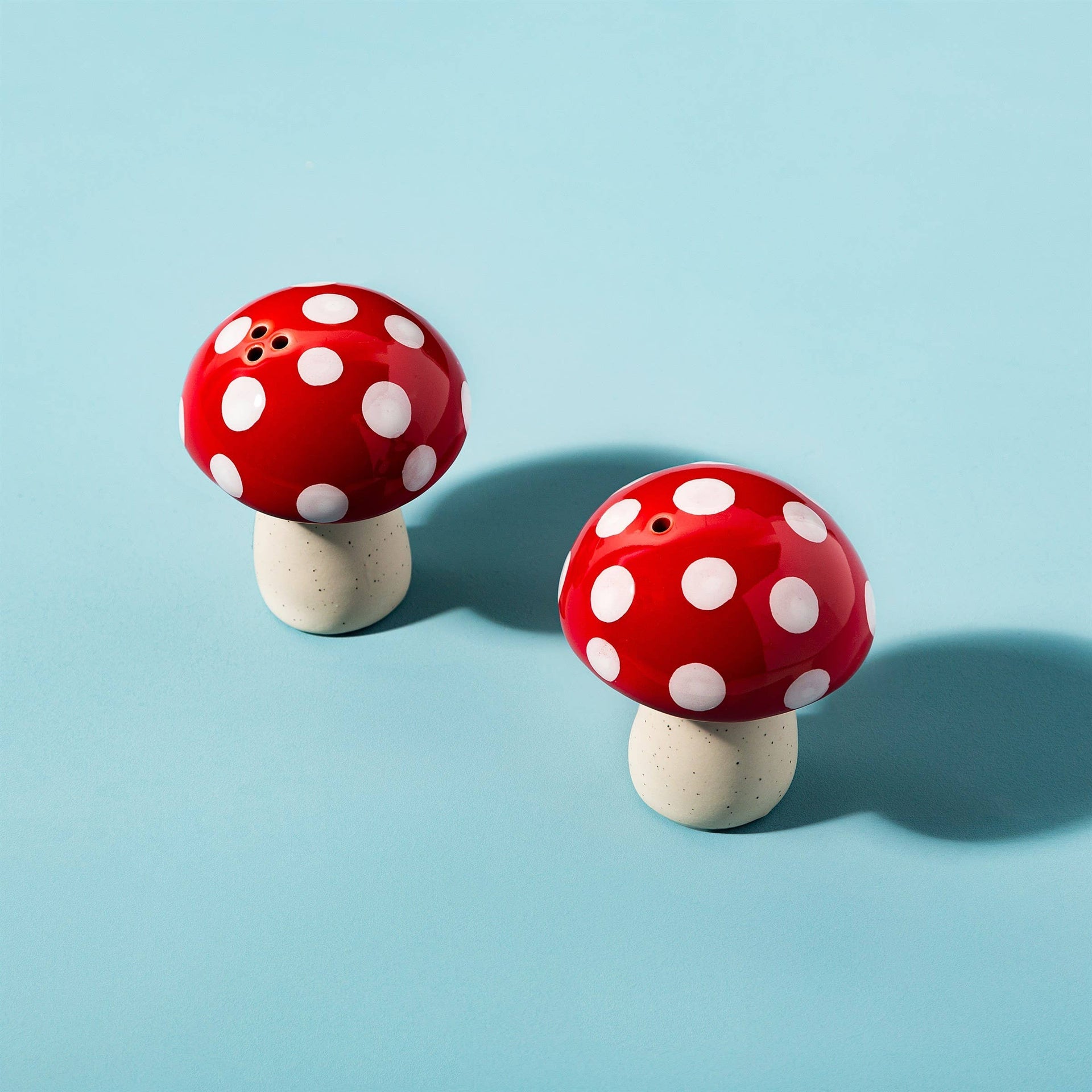 Salière et poivrière Champignons rouges – vue 2