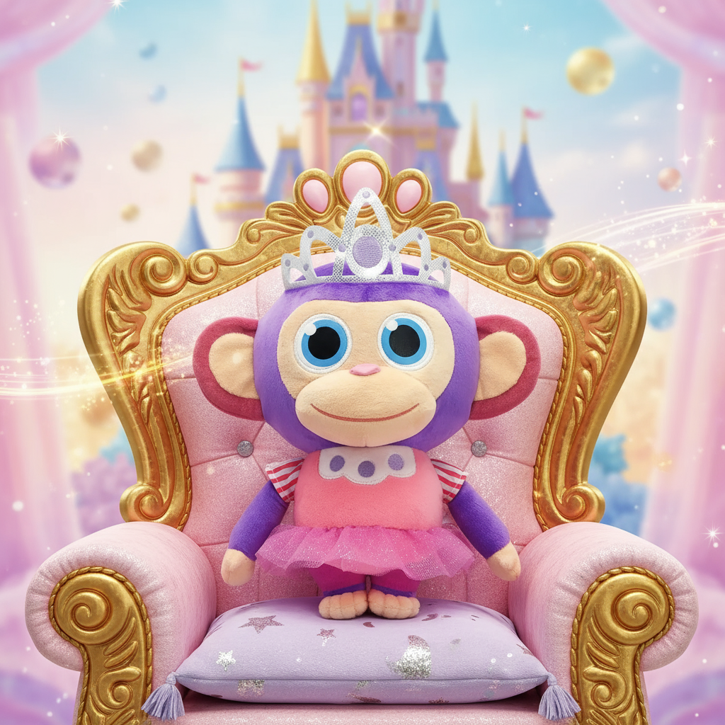 Peluche Parfumée Wonder Park Singe Princesse - produit Joy Toy