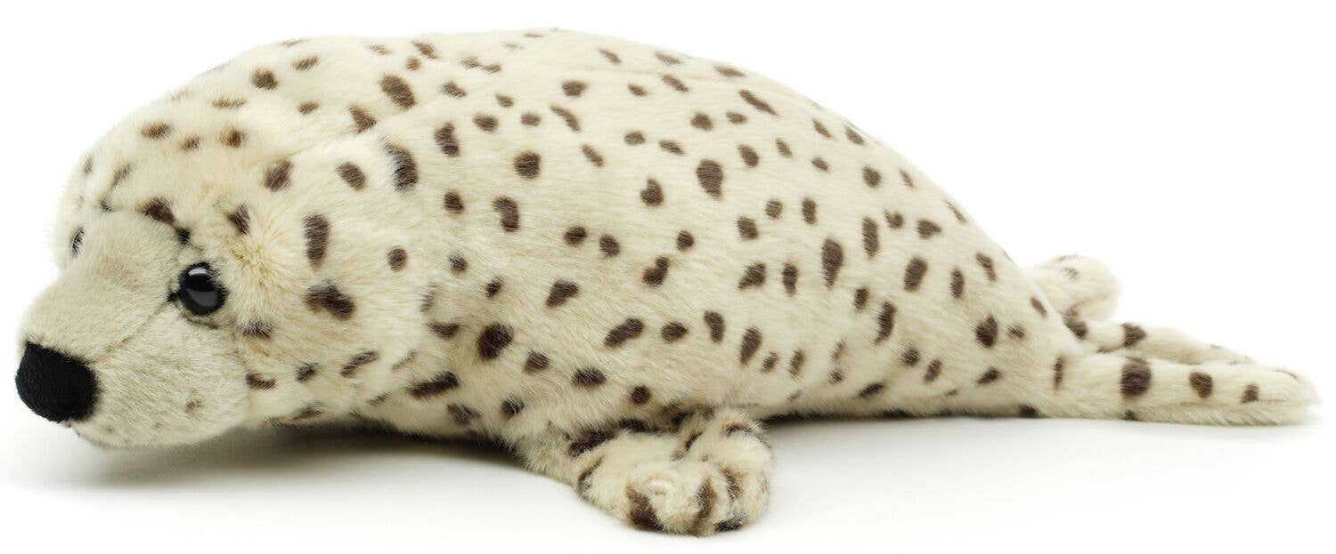 Phoque (à pois gris) - phoque - peluche Uni Toys