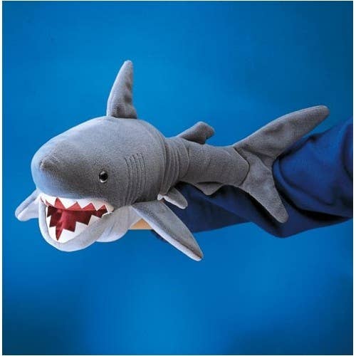 Marionnette à main Cheveux et requin 2064 Folkmanis réaliste