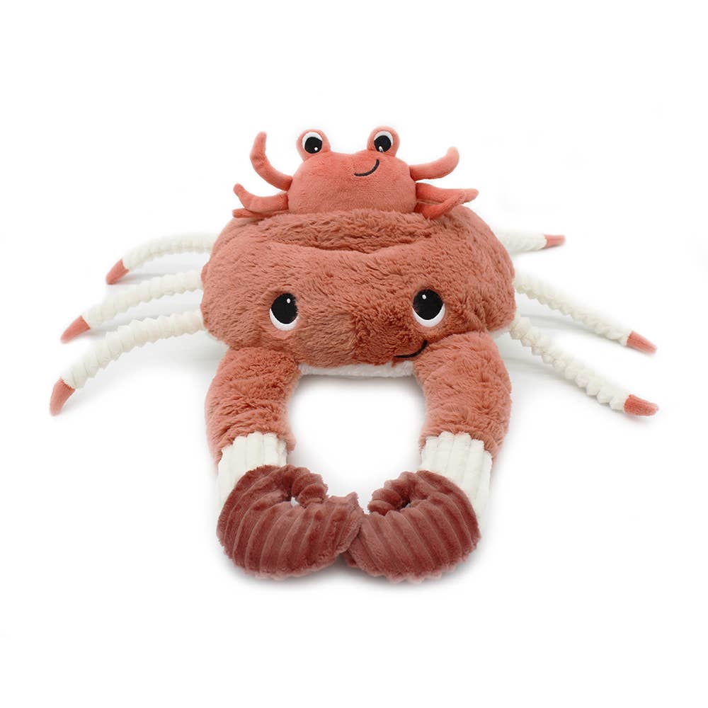 Peluche crabe Cassecou maman et son bébé terracotta – Les Ptipotos