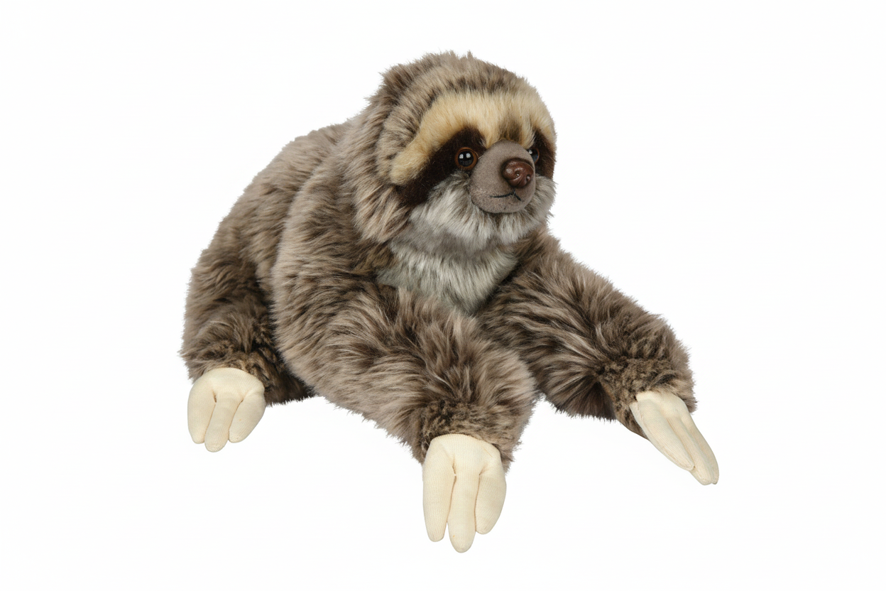 Peluche Paresseux avec velcro Uni Toys