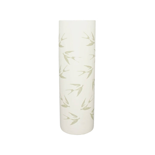 Vase Tube Hirondelles