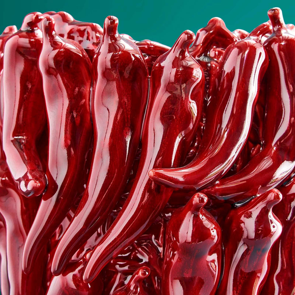 Vase Chili bordeaux