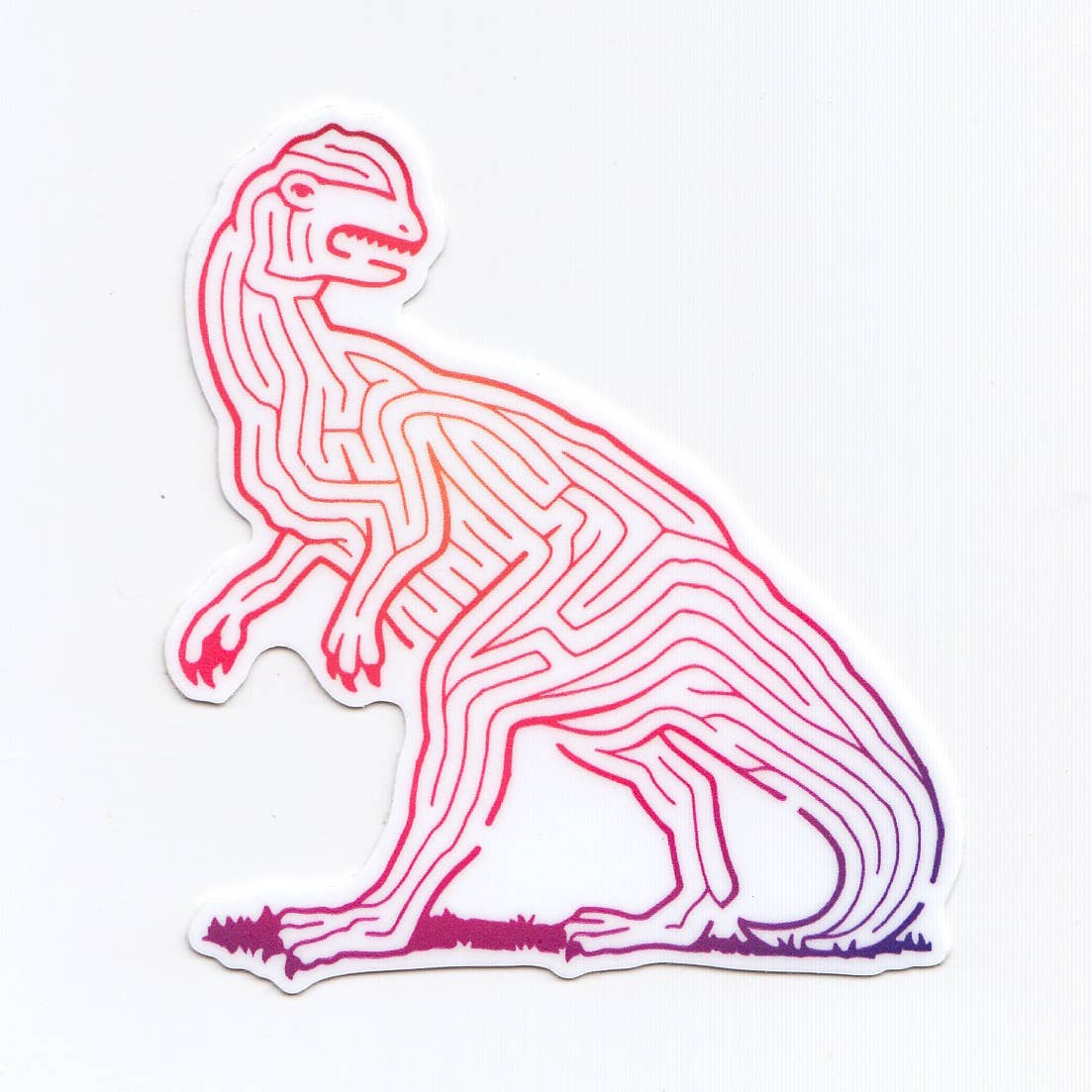 Sticker Dinosaure Labyrinthe Imaginary Animal CoinCaillerie