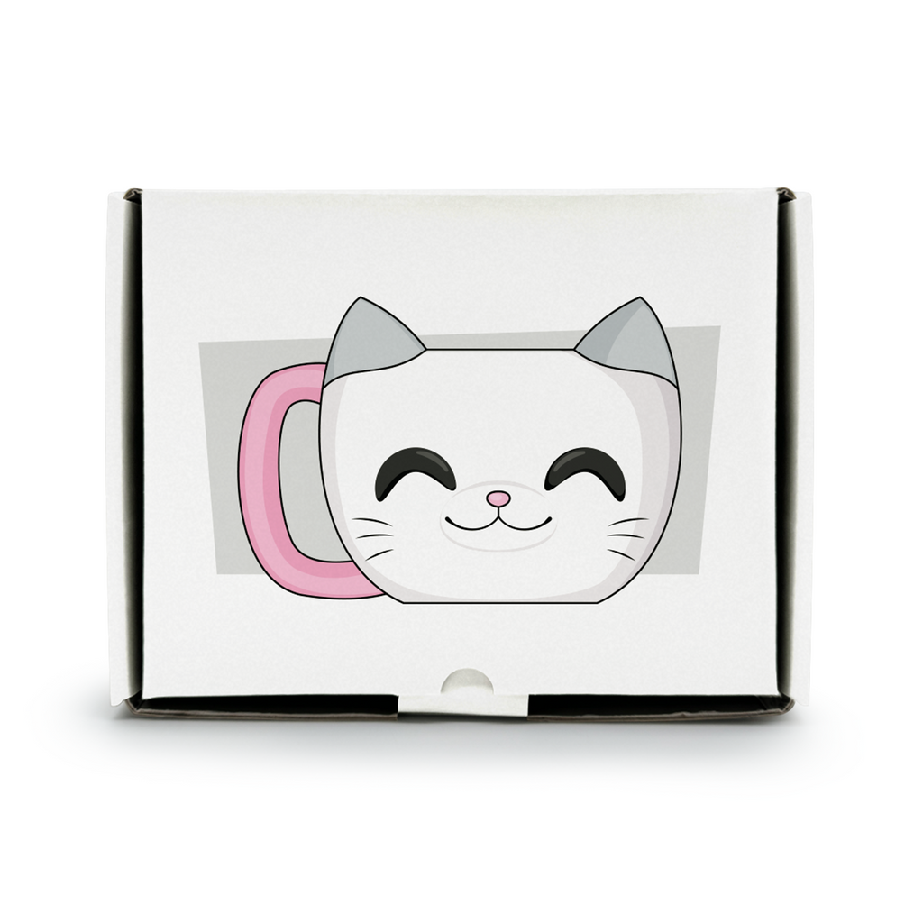 White Cat Mug